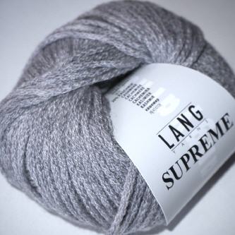 Lang Yarns Supreme 003 hellgrau Partie 8436