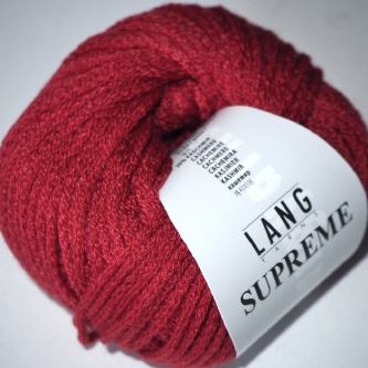 Lang Yarns Supreme 061 rot Partie 8410