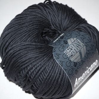 Lana Grossa Americano 009 schwarz P.14301