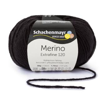 Merino Extrafine 120 199 schwarz P.606