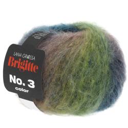 Brigitte No. 3 Color 103 graugrün/graubraun/lila