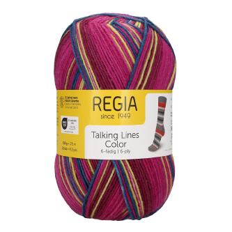 Regia 6-fäd. Talking Lines Color 5107 chianti-pink